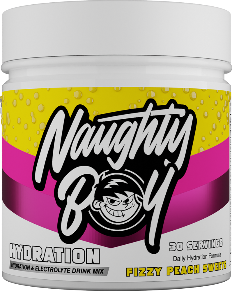 Naughty Boy Hydration - 255 g Fizzy Peach Sweets