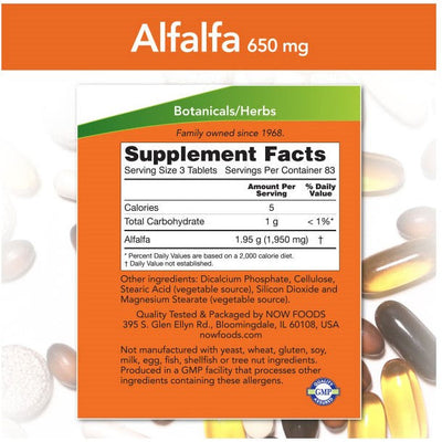 NOW Foods NOW2620 Alfalfa 10 Grain - 250 tabs