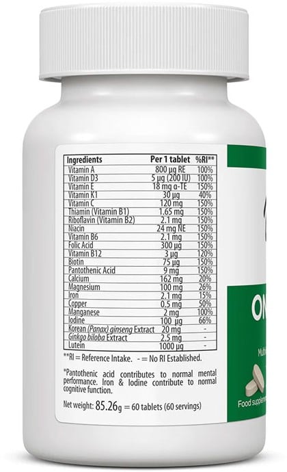 Ultravit OneDaily 50+ - 60 caplets