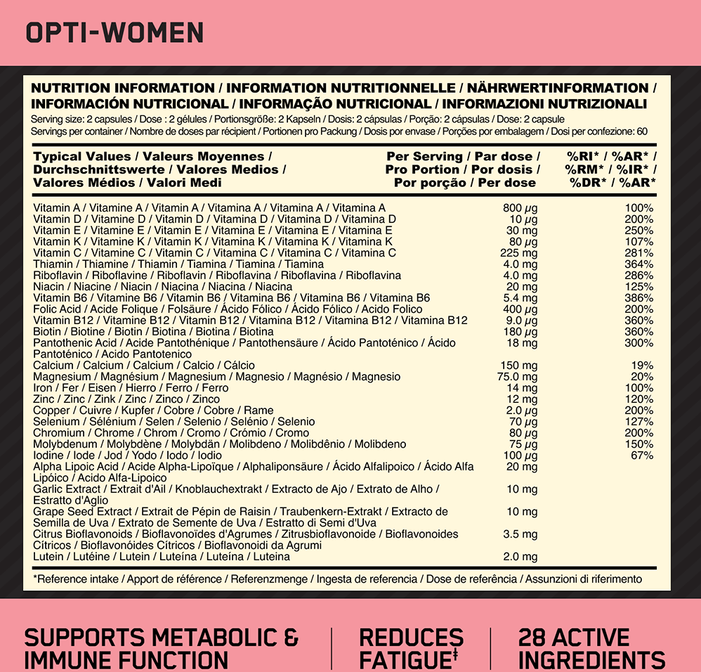 Optimum Nutrition Opti-Women