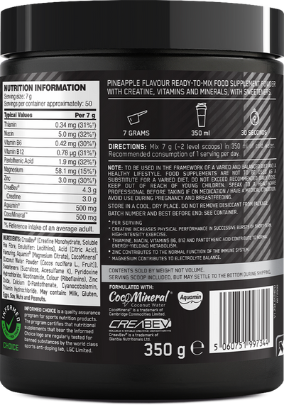 Optimum Nutrition Platinum Creatine Plus - 350 g Pineapple