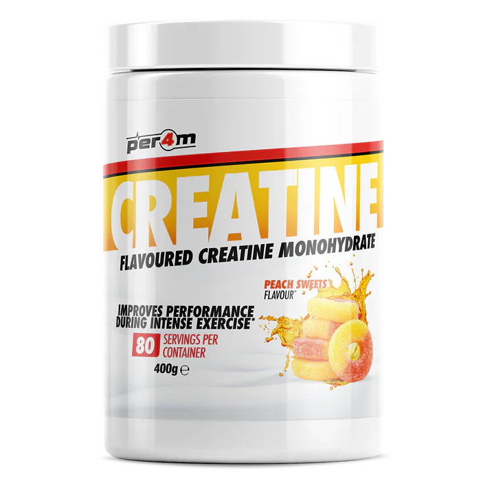 PER4M Flavoured Micronised Creatine - 400 g Peach Sweets