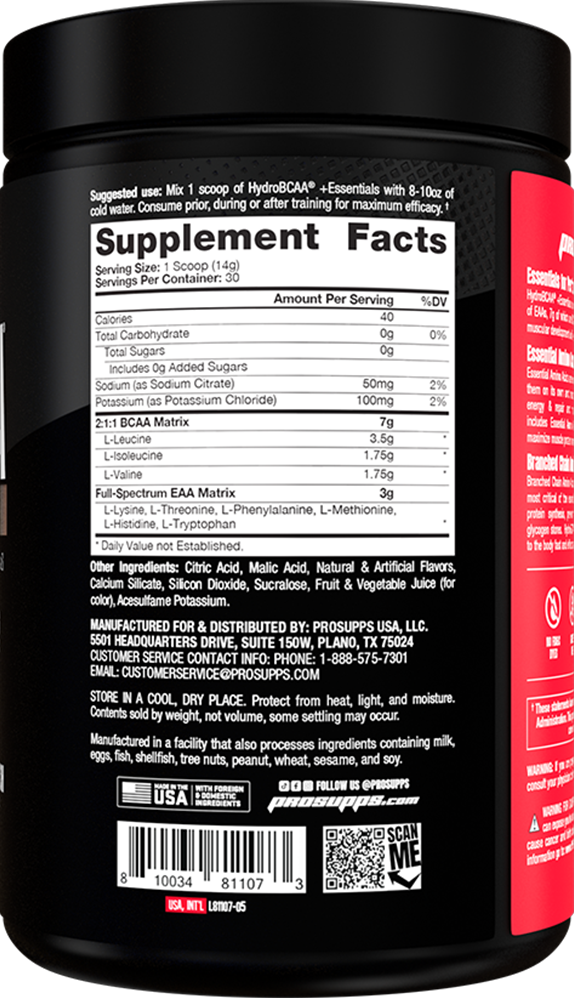 ProSupps Hydro BCAA - 420 g Fruit Punch