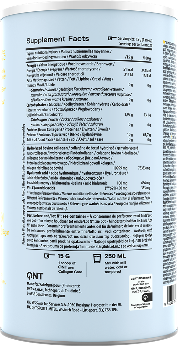 QNT Collagen Care - 390 g Mango