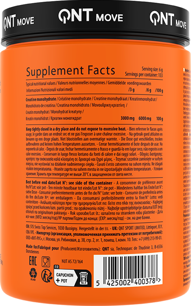 QNT Creatine Monohydrate Pure - 800 g