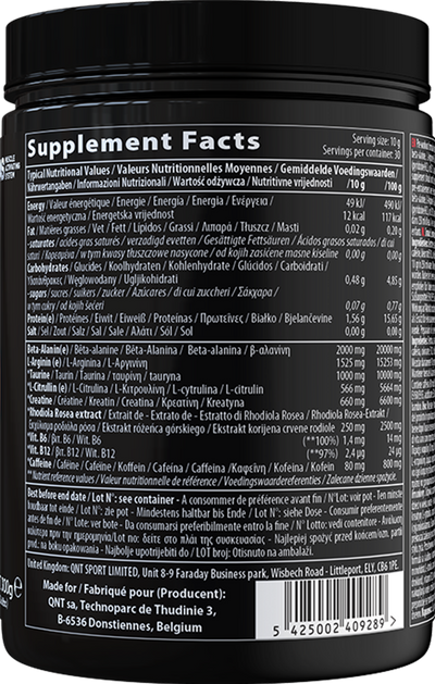 QNT Hydravol - 300 g - Lemon Lime