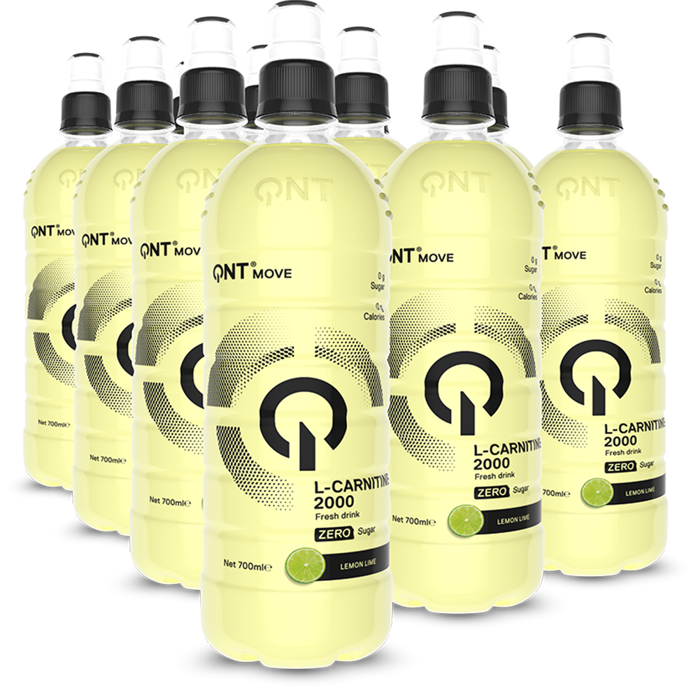 QNT L-Carnitine 2000 mg - 12 x 700 ml Lemon Lime