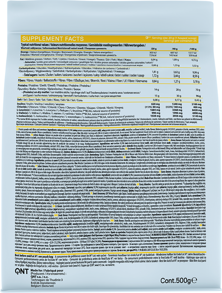 QNT Light Digest Whey - 500 g
