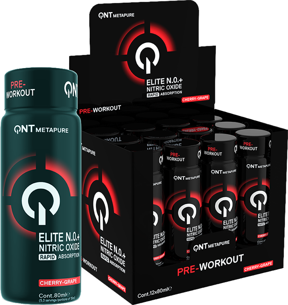 QNT NO+ Elite Shot - 12 x 80 ml - Cherry Grape