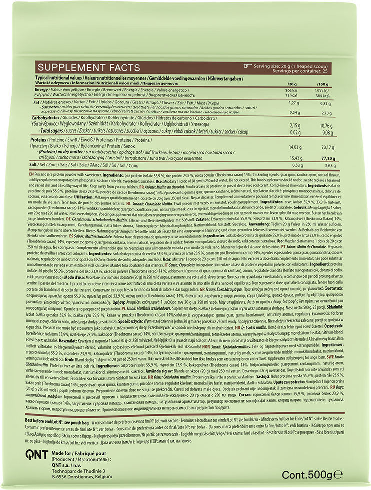 QNT Vegan Protein - 500 g