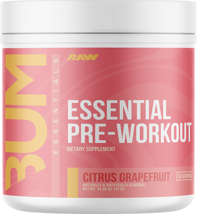RAW Essential Pre-Workout - 30 servings Citrus Grapefruit