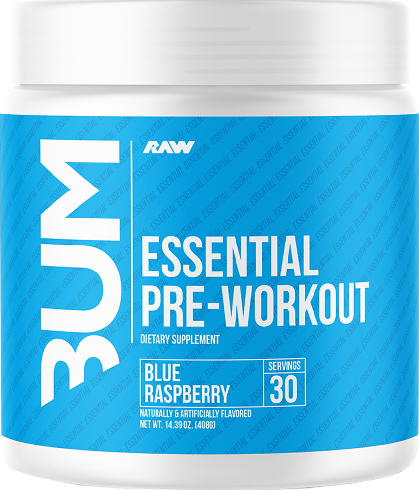 RAW Essential Pre-Workout - 30 servings Blue Raspberry