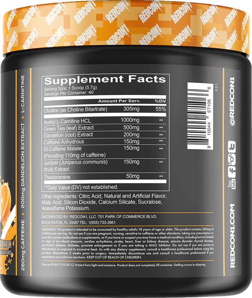 Redcon1 Double Tap - 232 g Orange Crush