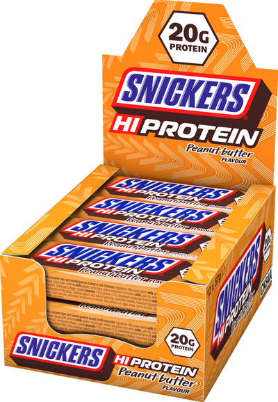 Snickers HiProtein Bar - 12 x 57 g - Peanut Butter