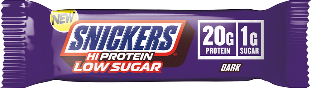 Snickers HiProtein Low Sugar - 12 x 57 g - Dark Chocolate