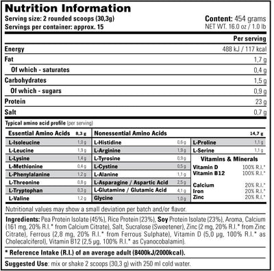 Stacker2 100% Plant Based Protein - 454 g Chocolate