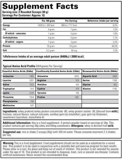 Stacker2 100% Whey - 454 g Banana Milkshake