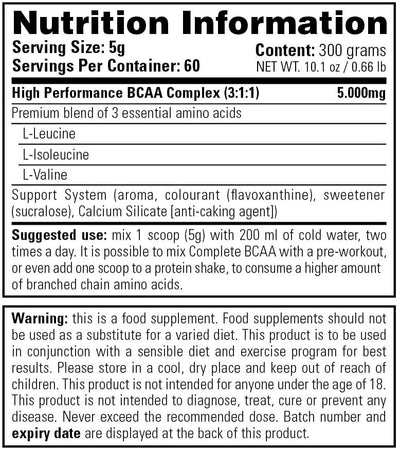 Stacker2 Complete BCAA - 300 g Mango