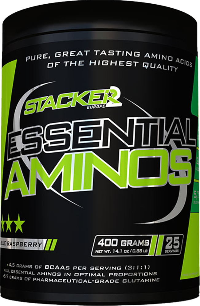 Stacker2 Essential Aminos - 400 g Blue Raspberry