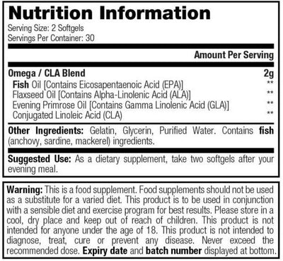 Stacker2 Omega 3 - 2000 - 60 caps
