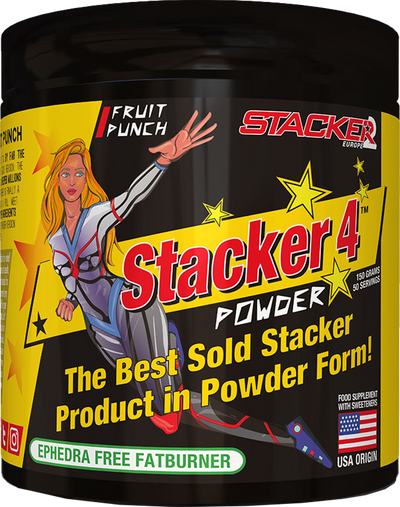 Stacker2 Stacker 4 Powder - 50 servings Fruit Punch