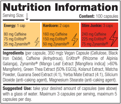 Stacker2 Stim Junkie - 100 caps