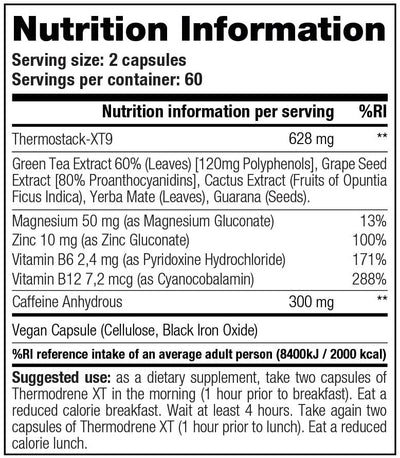 Stacker2 Thermodrene XT - 120 caps