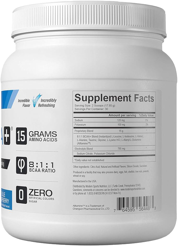 Modern BCAA+ - 535 g Blue Raspberry