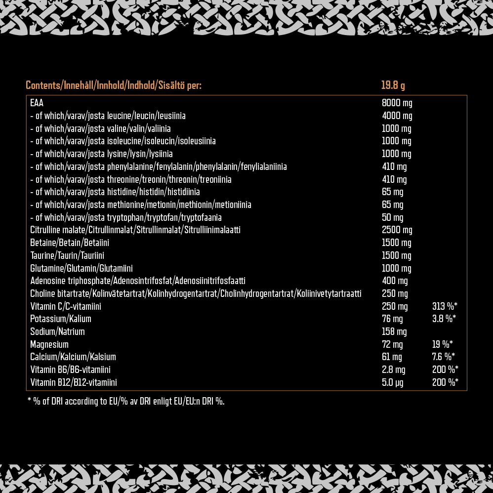 Viking Power Sleipner EAA - 420 g Sour Cola