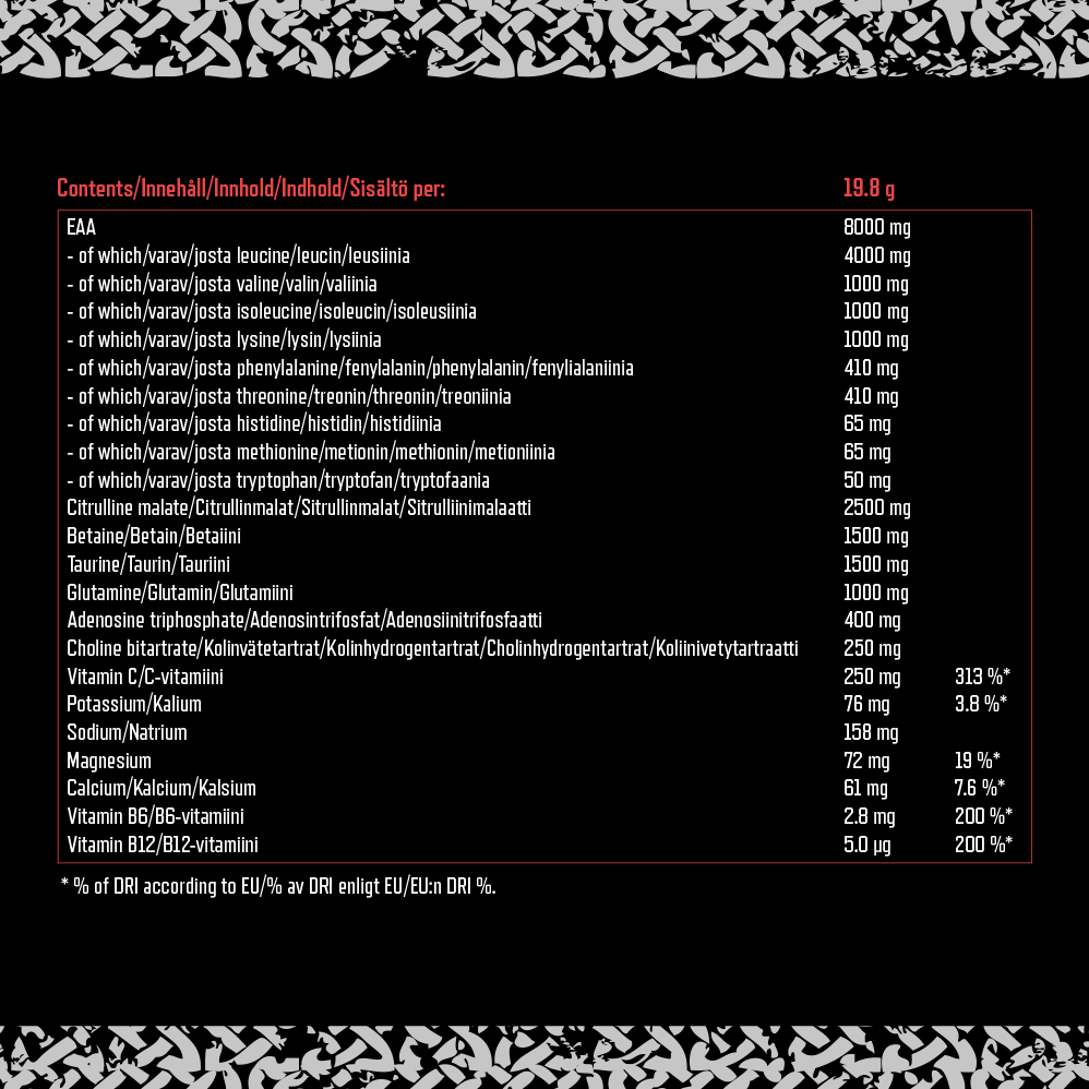 Viking Power Sleipner EAA - 420 g Strawberry