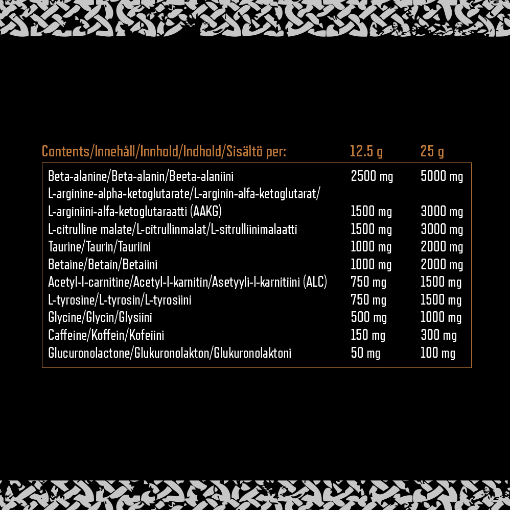 Viking Power Thor's Hammer Pre-workout - 500 g Frozen Cola