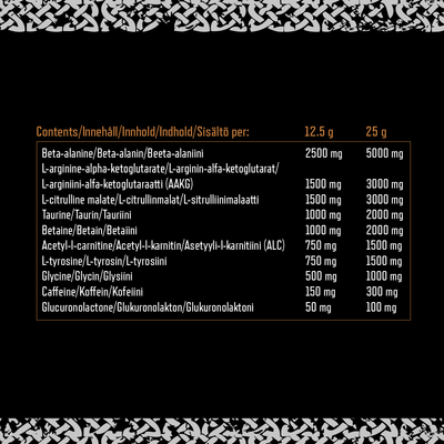 Viking Power Thor's Hammer Pre-workout - 500 g Frozen Cola