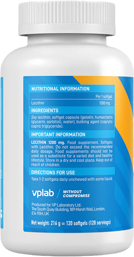 VPLab Lecithin 1200mg - 60 caps