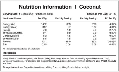 Warrior Whey Protein - 1000 g